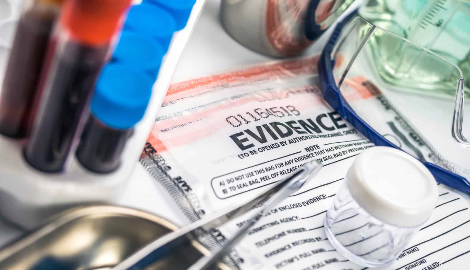 Evidencia de conducción bajo los efectos del alcohol
